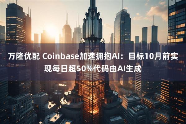 万隆优配 Coinbase加速拥抱AI：目标10月前实现每日超50%代码由AI生成