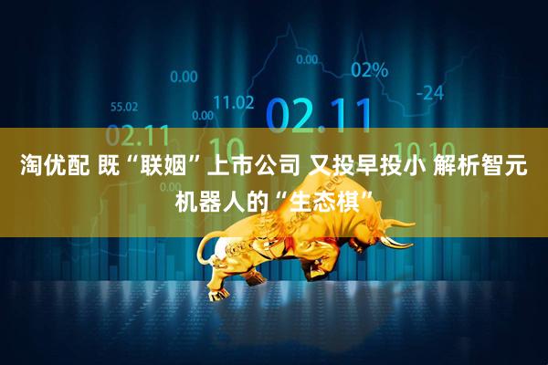 淘优配 既“联姻”上市公司 又投早投小 解析智元机器人的“生态棋”